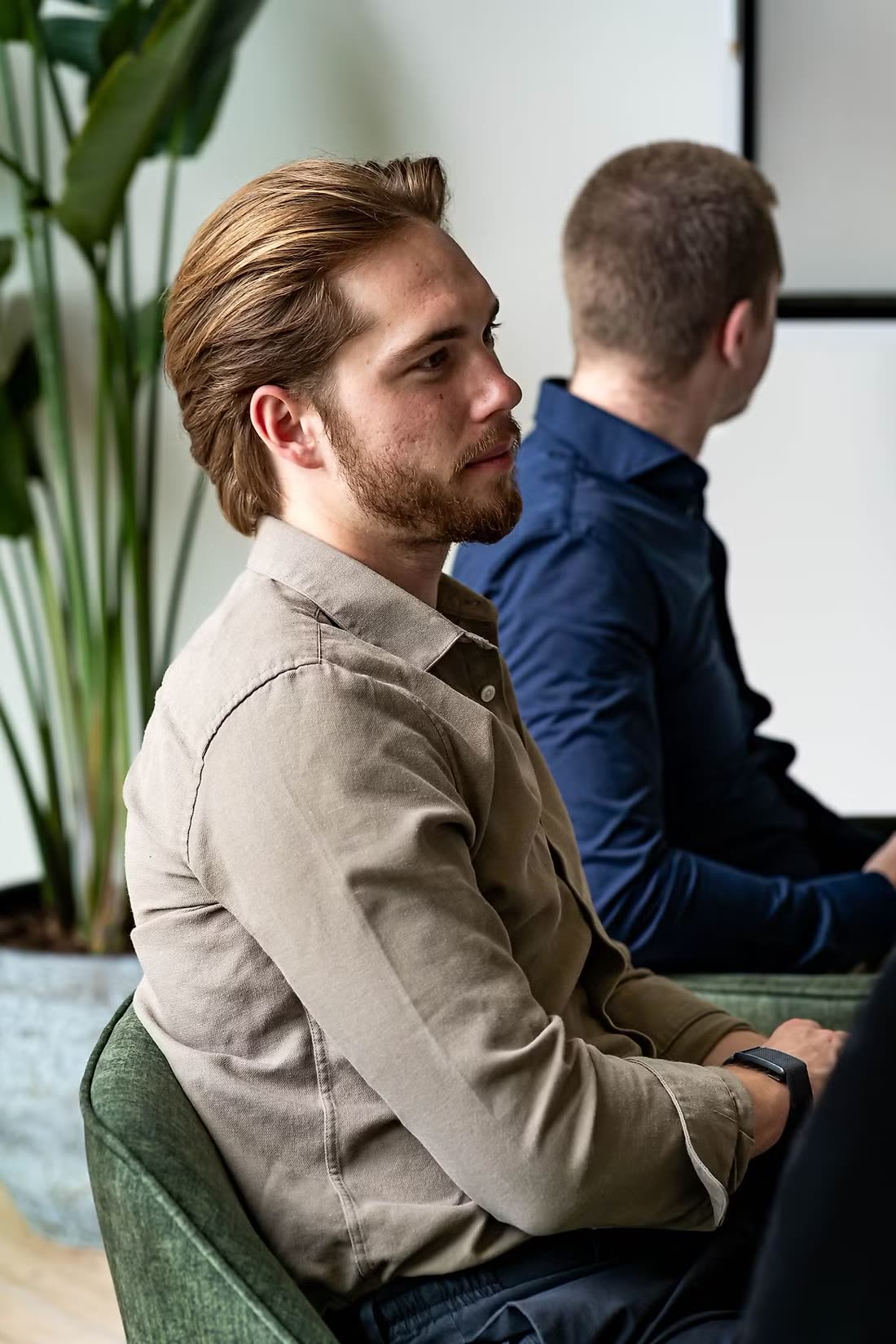 Meedenken tijdens sessie
